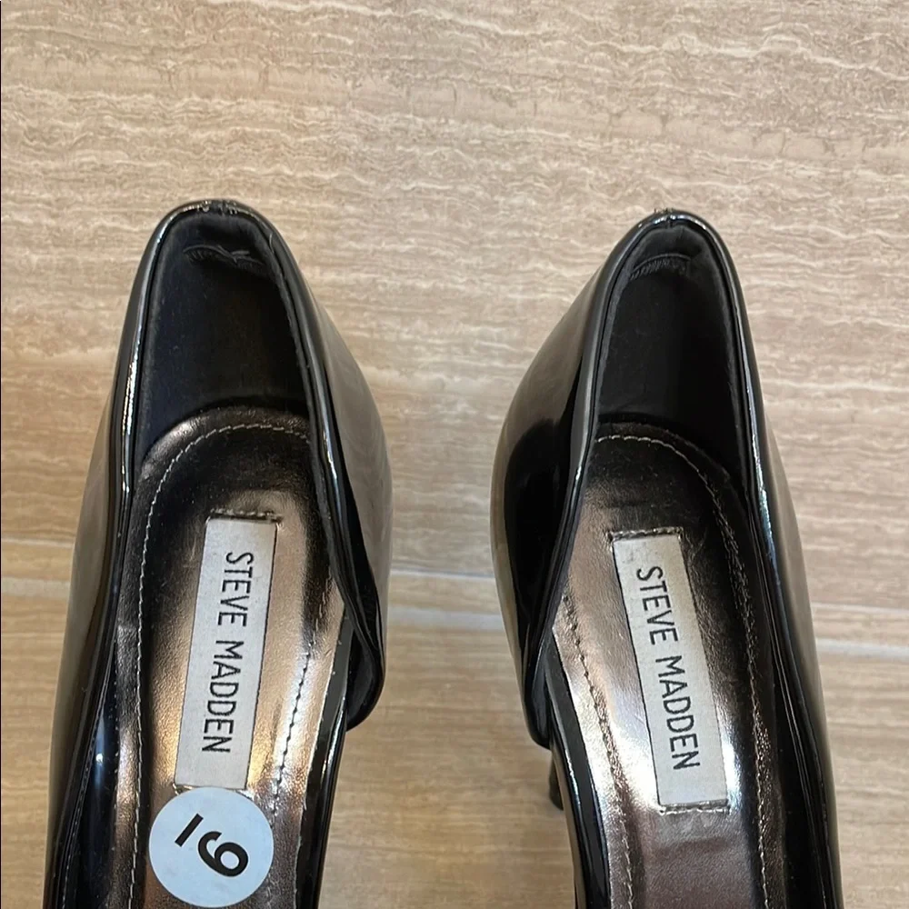STEVE MADDEN UEC Women’s Size 9 Black Stiletto Heel Pointed Toe - Picture 14 of 14